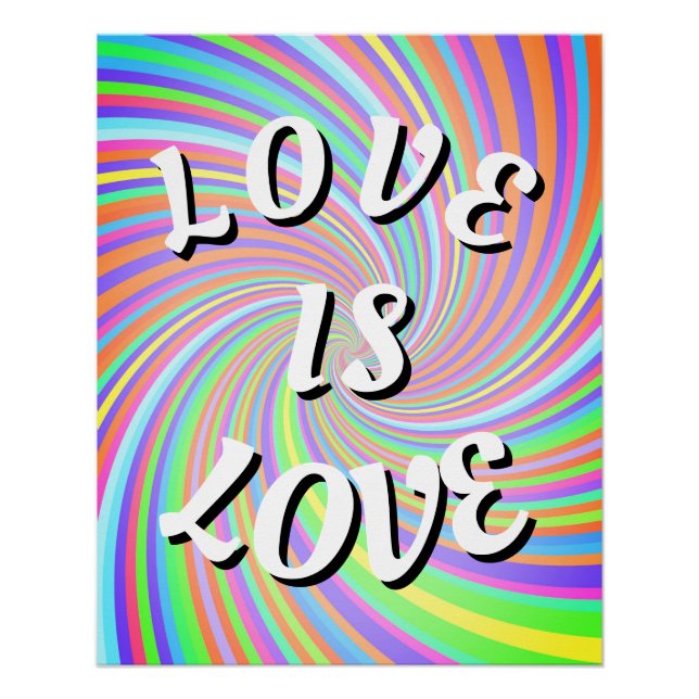 Love Is Love Pride  Poster (Front)