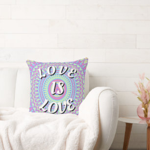 Love Is Love Pride Throw Pillow