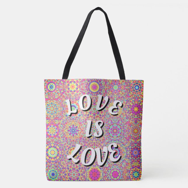 Love Is Love Pride Tote Bag (Front)