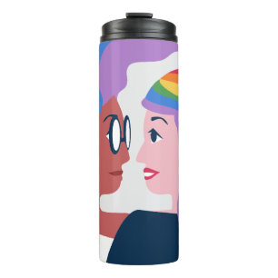 Love is Love Pride Valentine's Day Thermal Tumbler