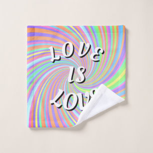 Love Is Love Pride Wash Cloth