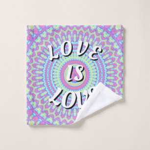 Love Is Love Pride Wash Cloth