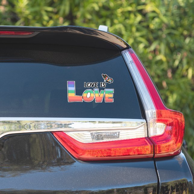 Love Is Love Rainbow (Car Side)