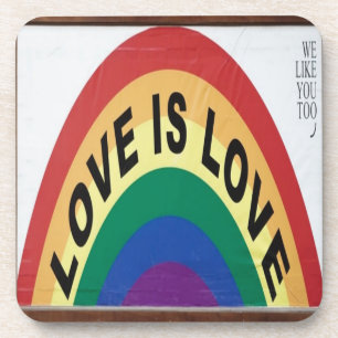 Love is Love Rainbow Coaster