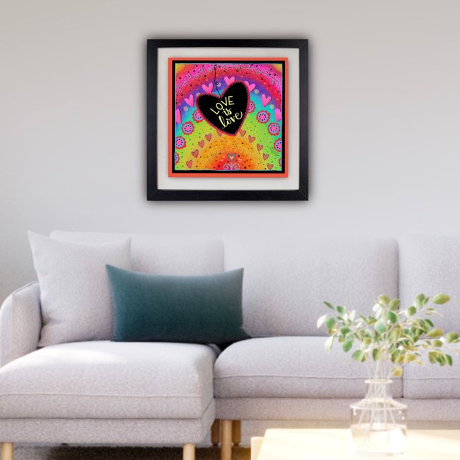 Love is Love Rainbow Inspirivity Poster (Creator Uploaded)