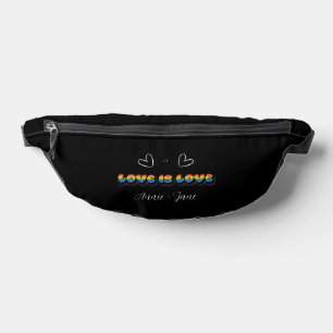 Love is Love Rainbow LGBTQ Bum Bags