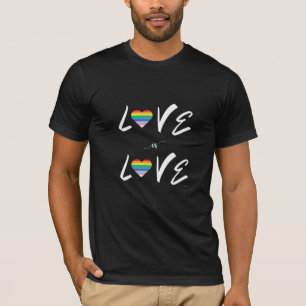 LOVE is LOVE Rainbow LGBTQIA Flag, Pride T-Shirt