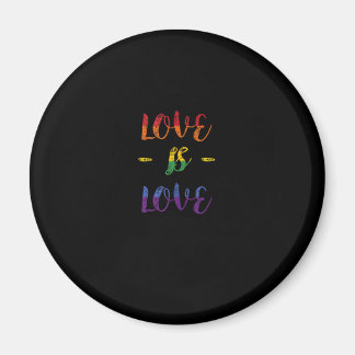 Love is Love Rainbow Pride Flag  Magnet
