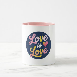 Love Is Love Rainbow Pride Mug