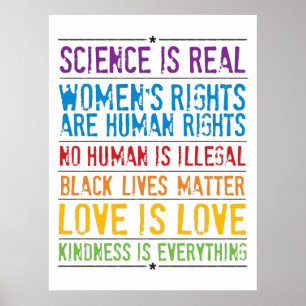 Love is Love Rainbow Pride Poster