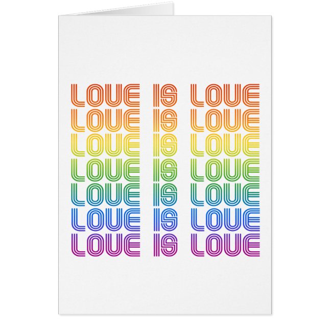 Love is Love Retro (Front)