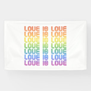 Love is Love Retro Banner