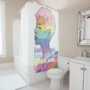 Love is Love Shower Curtain