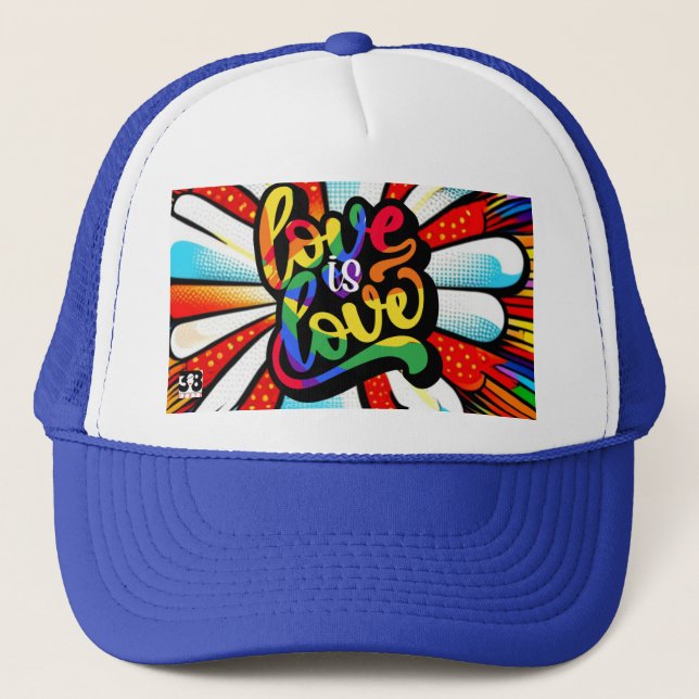 Love is Love Trucker Hat (Front)