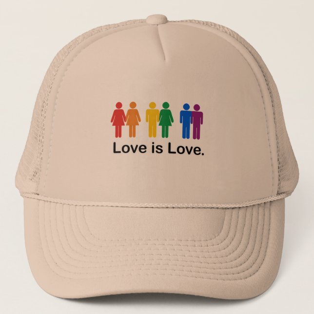 Love is Love Trucker Hat (Front)