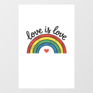Love Is Love Vintage Rainbow Heart Shirt Design_1