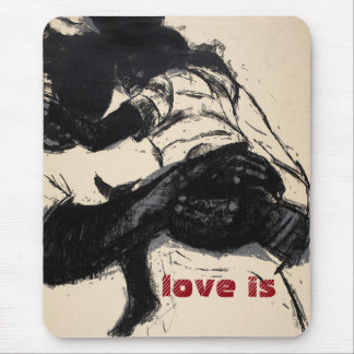 love is mouse pad