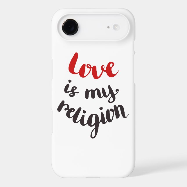 Love Is My Religion Case-Mate iPhone Case (Back)