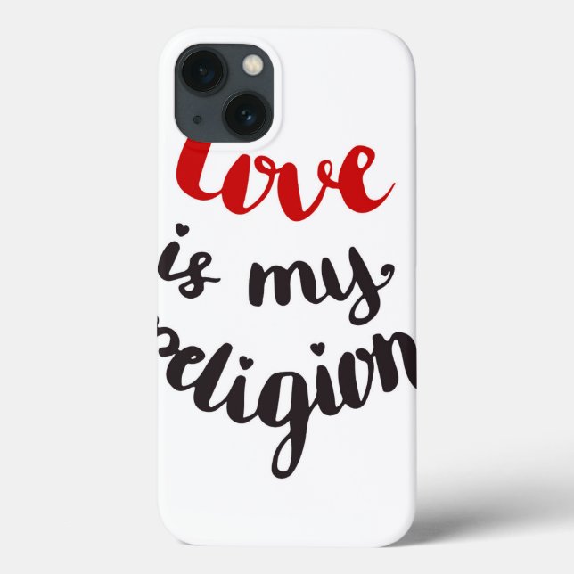 Love Is My Religion Case-Mate iPhone Case (Back)