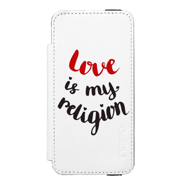 Love Is My Religion Incipio iPhone Wallet Case (Folio Front)