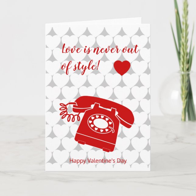 Love is never out of style holiday card (Front)