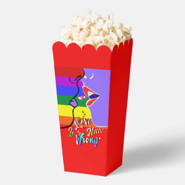 Love Is Never Wrong pride Favour Box (Popped)