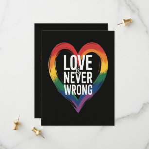 Love is never wrong Pride Month LGBT Save The Date