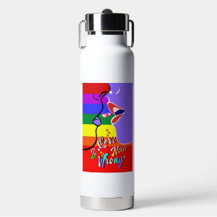 Love Is Never Wrong pride Water Bottle