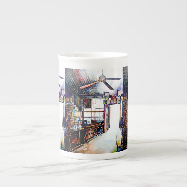 Love is Not a Wall, It's a Bridge Bone China Mug (Front)
