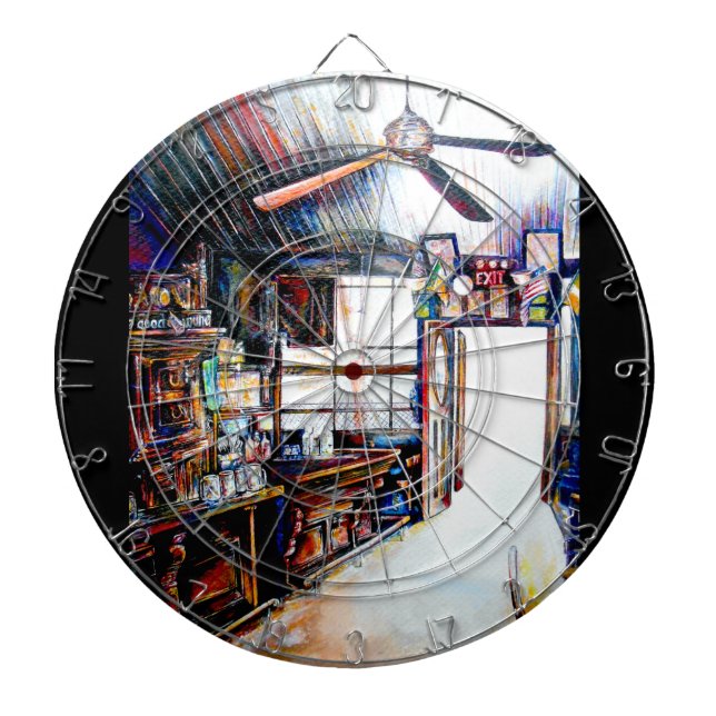 Love is Not a Wall, It's a Bridge Dartboard (Front)