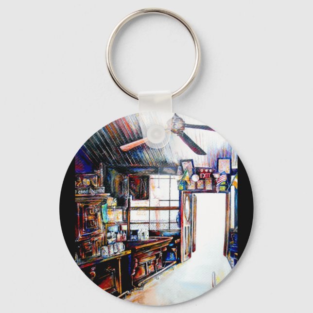 Love is Not a Wall, It's a Bridge Key Ring (Front)