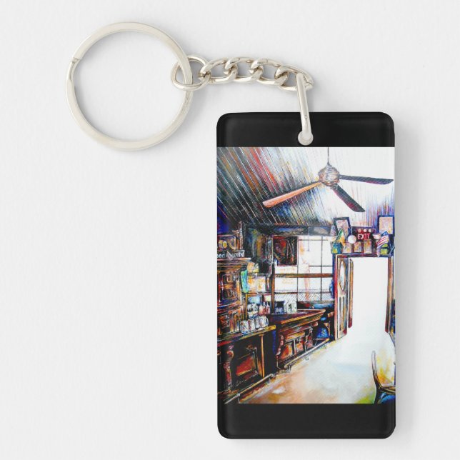 Love is Not a Wall, It's a Bridge Key Ring (Front)