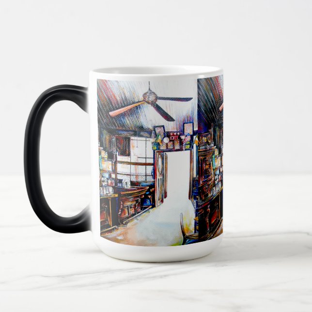 Love is Not a Wall, It's a Bridge Magic Mug (Left)