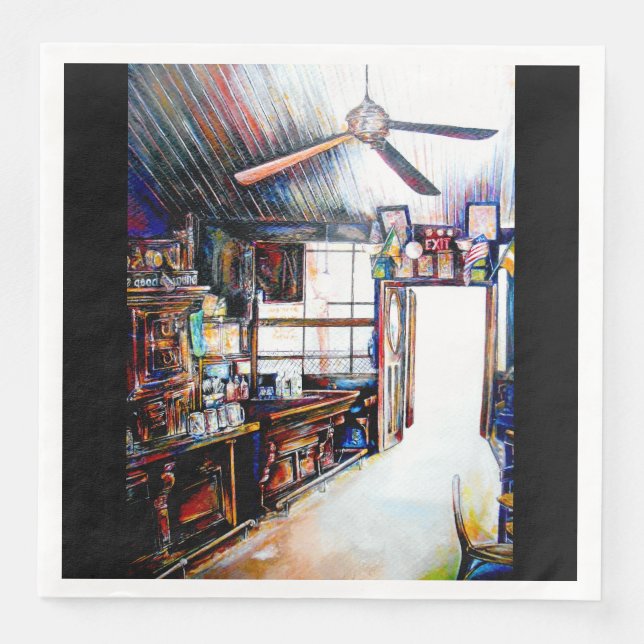 Love is Not a Wall, It's a Bridge Napkin (Front)