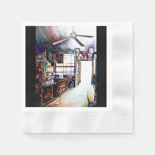 Love is Not a Wall, It's a Bridge Napkin (Front)