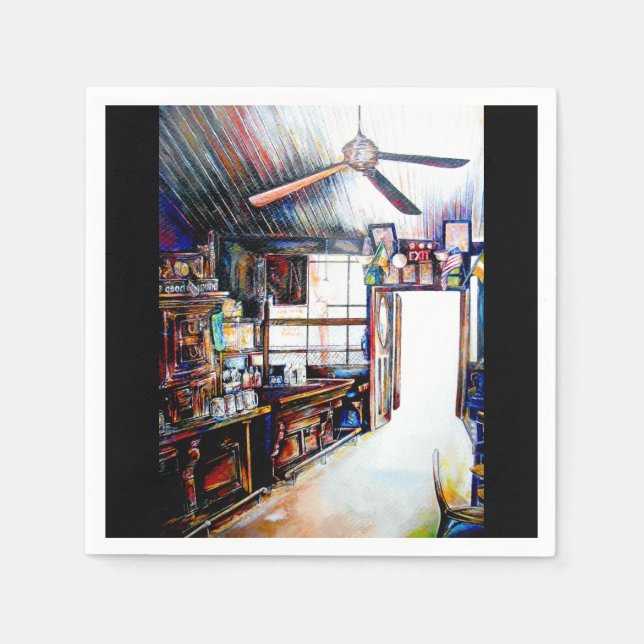 Love is Not a Wall, It's a Bridge Napkin (Front)