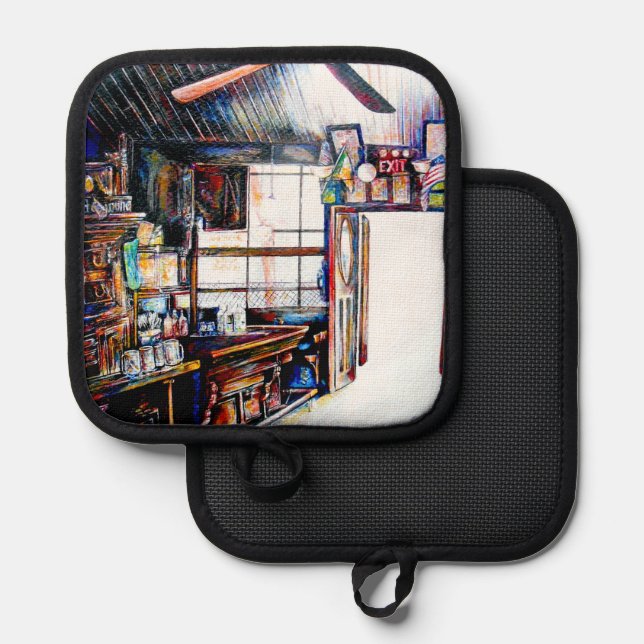 Love is not a Wall, It's a Bridge Pot Holder (Front/Back)