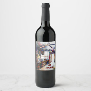 Love is Not a Wall, It's a Bridge Wine Label