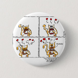 Love is Nutella 6 Cm Round Badge