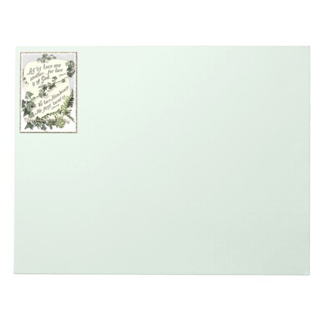 Love Is Of God Notepad (Front)