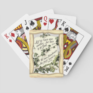 Love Is Of God Playing Cards