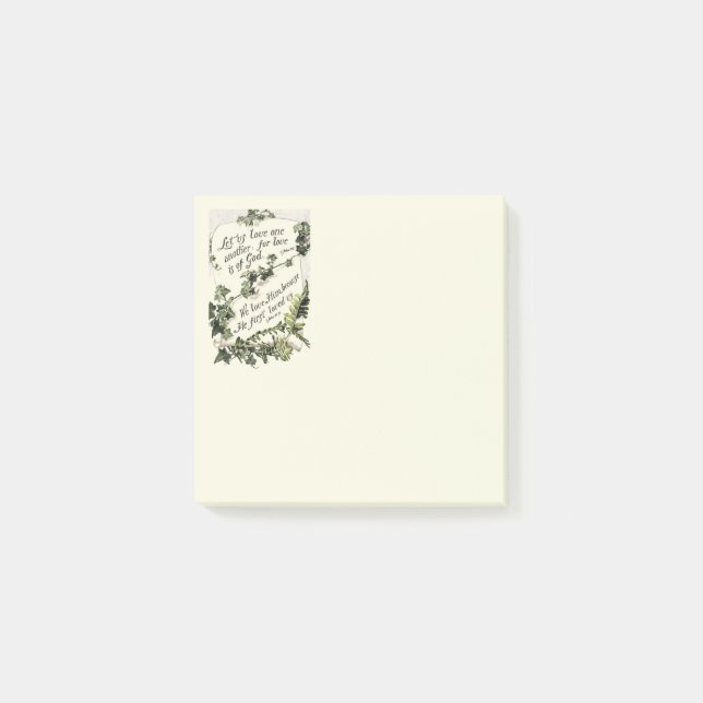 Love Is Of God Post-it Notes (Front)