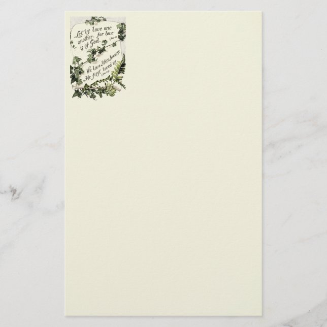Love Is Of God Stationery (Front)