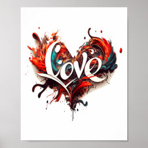 Love Is On Valentines Day  Poster