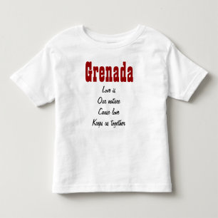 love is our nature Grenada t-shirts
