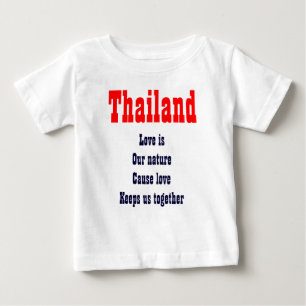 love is our nature Thailand t-shirts