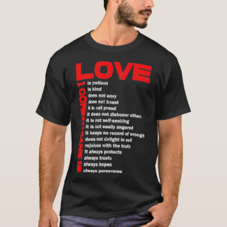 Love Is Patient 1 Corinthians T-Shirt