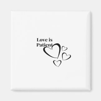 Love Is Patient Calm Aesthetic  Magnet
