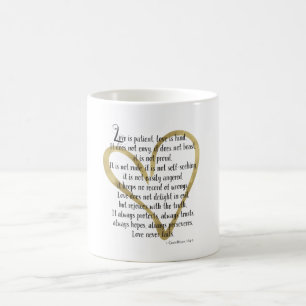 Love is Patient Heart Coffee Mug