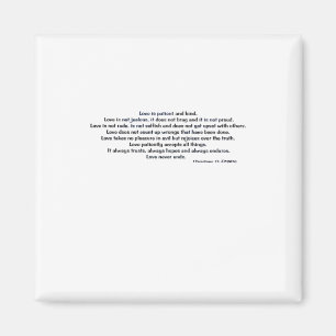 Love Is Patient Hidden Lake Serene Aesthetic Magnet